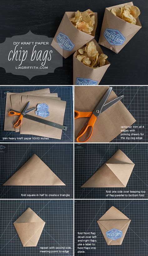 diy chip bag paper